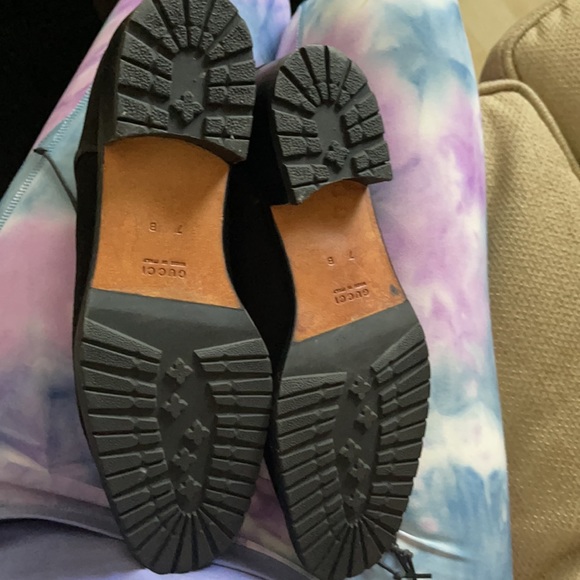 Gucci Black Suede Chukka Desert Booties 7 - Picture 3 of 7